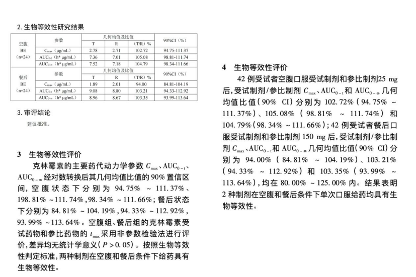 两款仿制药生物等效性数据雷同 相关方称是论文撰写错误(图1)